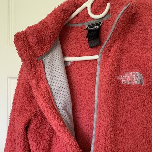 The North Face Women’s Small Pink Fuzzy Fluffy Osito Jacket Full Zip - Picture 9 of 11